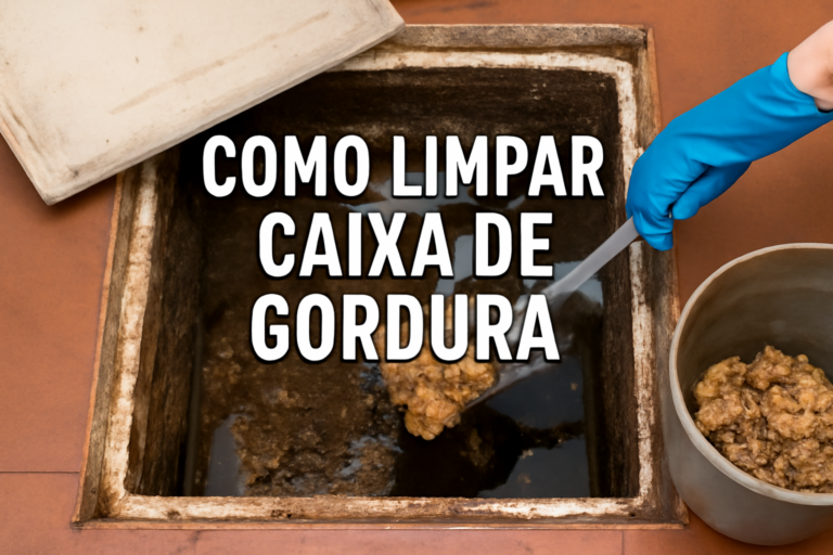 Dicas para limpar caixa de gordura