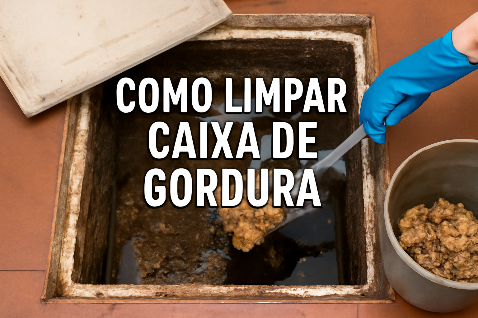 Dicas para limpar caixa de gordura